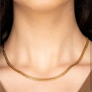 Mejuri Double Curb Chain necklace